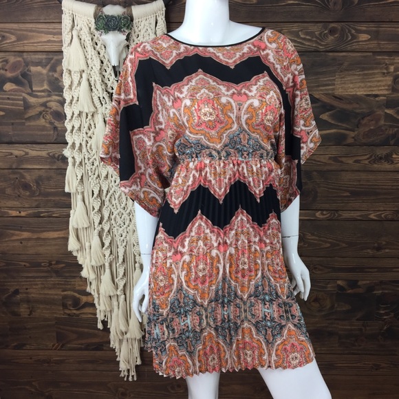 Anthropologie Dresses & Skirts - Fleur Wood | Chevron Empire Waist Dolman Dress
